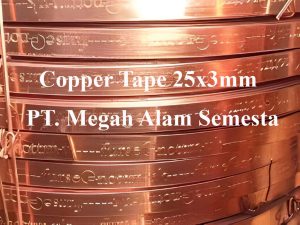 Authorized Distributor Copper Tape 25x3mm