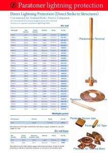 Distributor resmi Air Terminal Paratoner