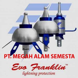 Distributor resmi Penangkal Petir evo franklin nanggroe aceh darussalam